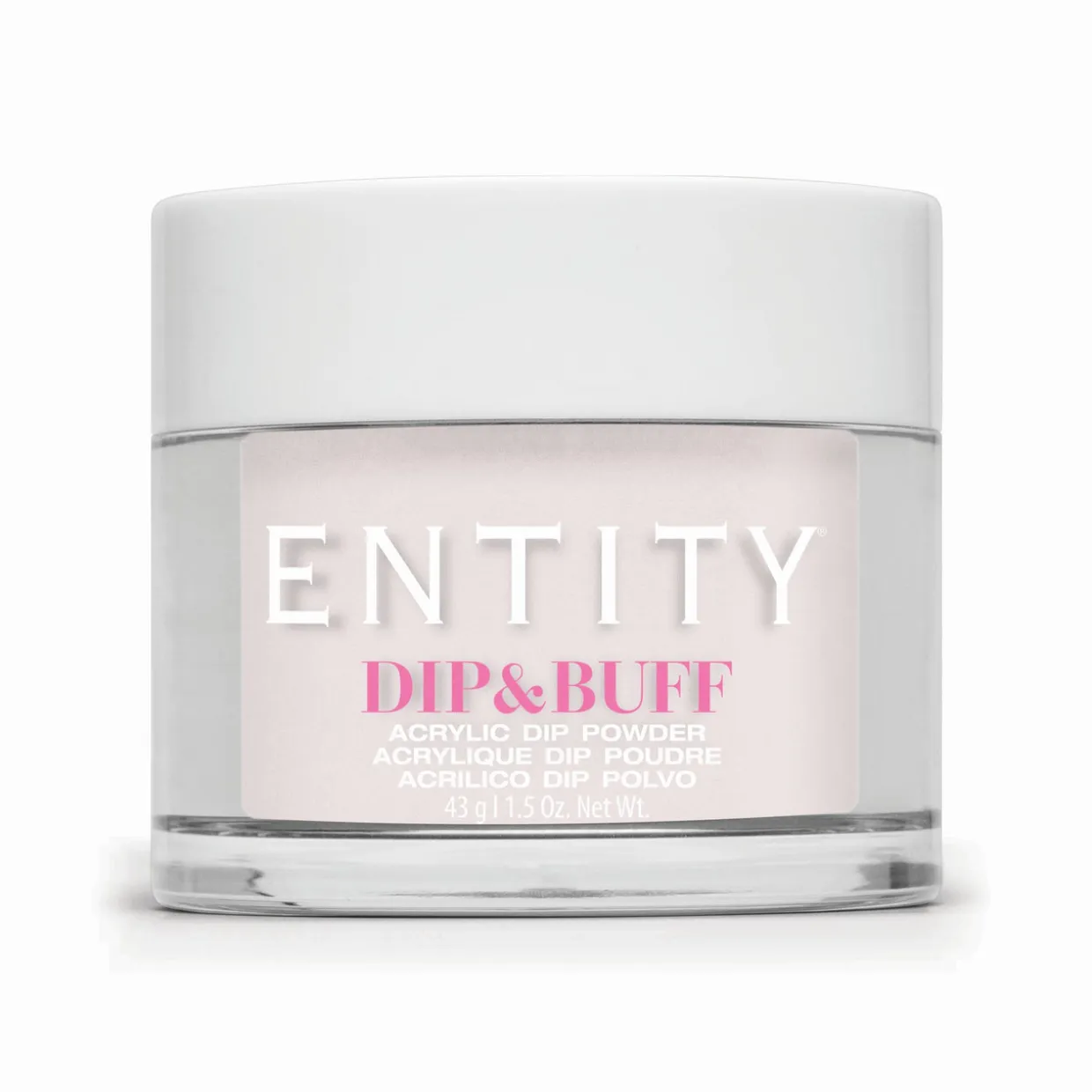 Entity Dip & Buff, "Sheer Perfection ", Light Pink Sheer , 43 g | 1.5 Oz. - 5301845