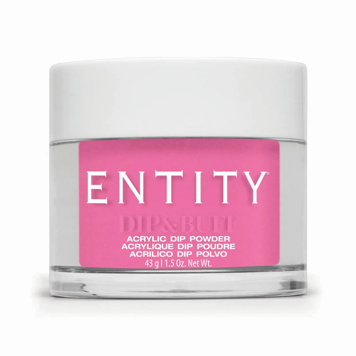 Entity Dip & Buff, "Sweet Chic", Bright Pink Creme , 43 g | 1.5 Oz. - 5301624