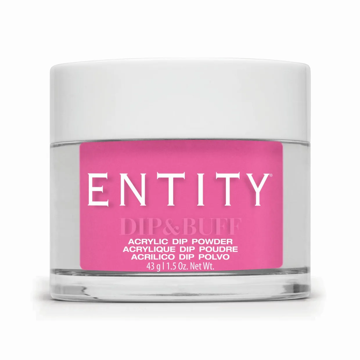 Entity Dip & Buff, "The Bright Stuff", Bubblegum Pink Creme , 43 g | 1.5 Oz. - 5301850