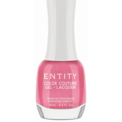 Entity Extended Wear Hybrid Gel-Lacquer "Modelesque" - Medium Pink Shimmer