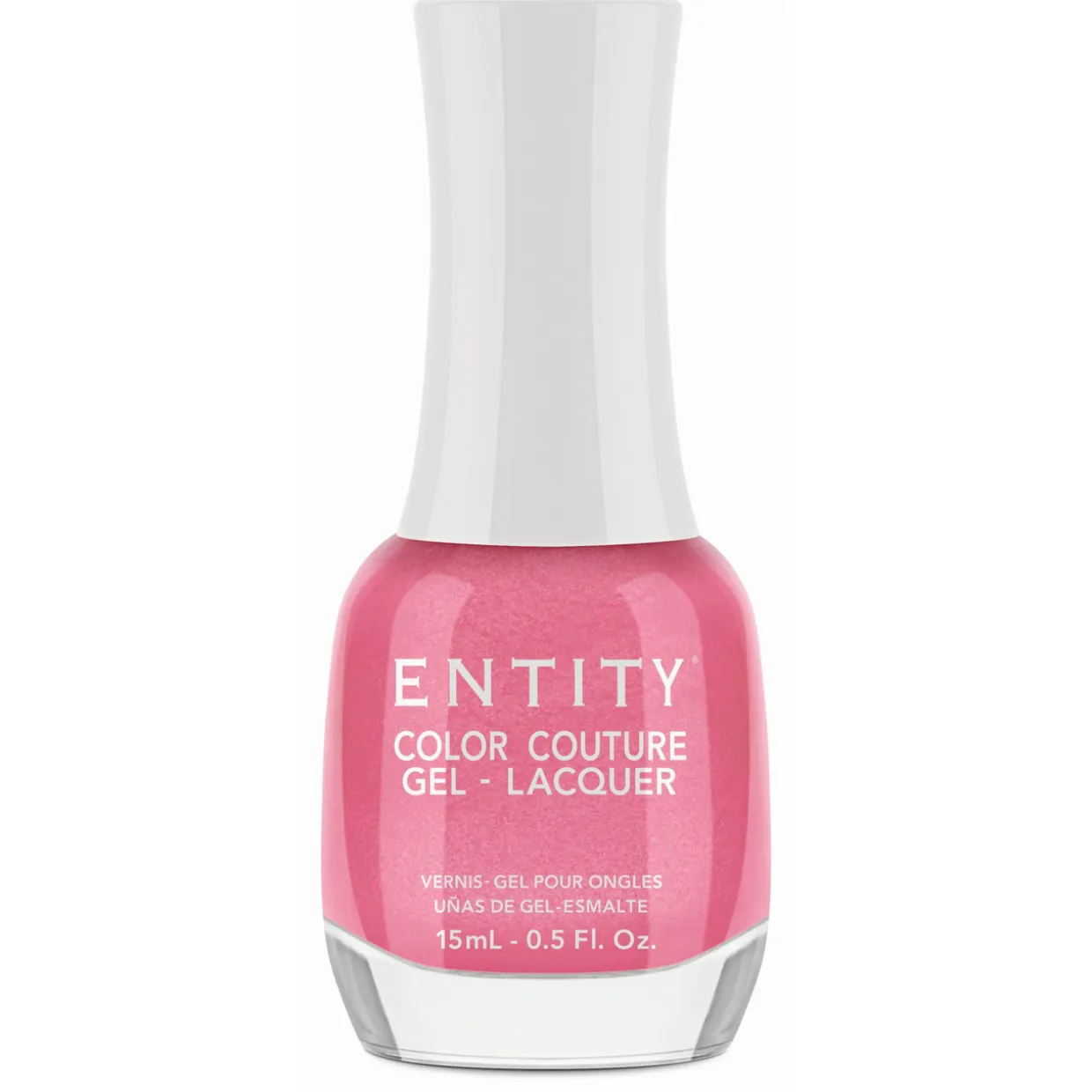 Entity Extended Wear Hybrid Gel-Lacquer "Modelesque" - Medium Pink Shimmer