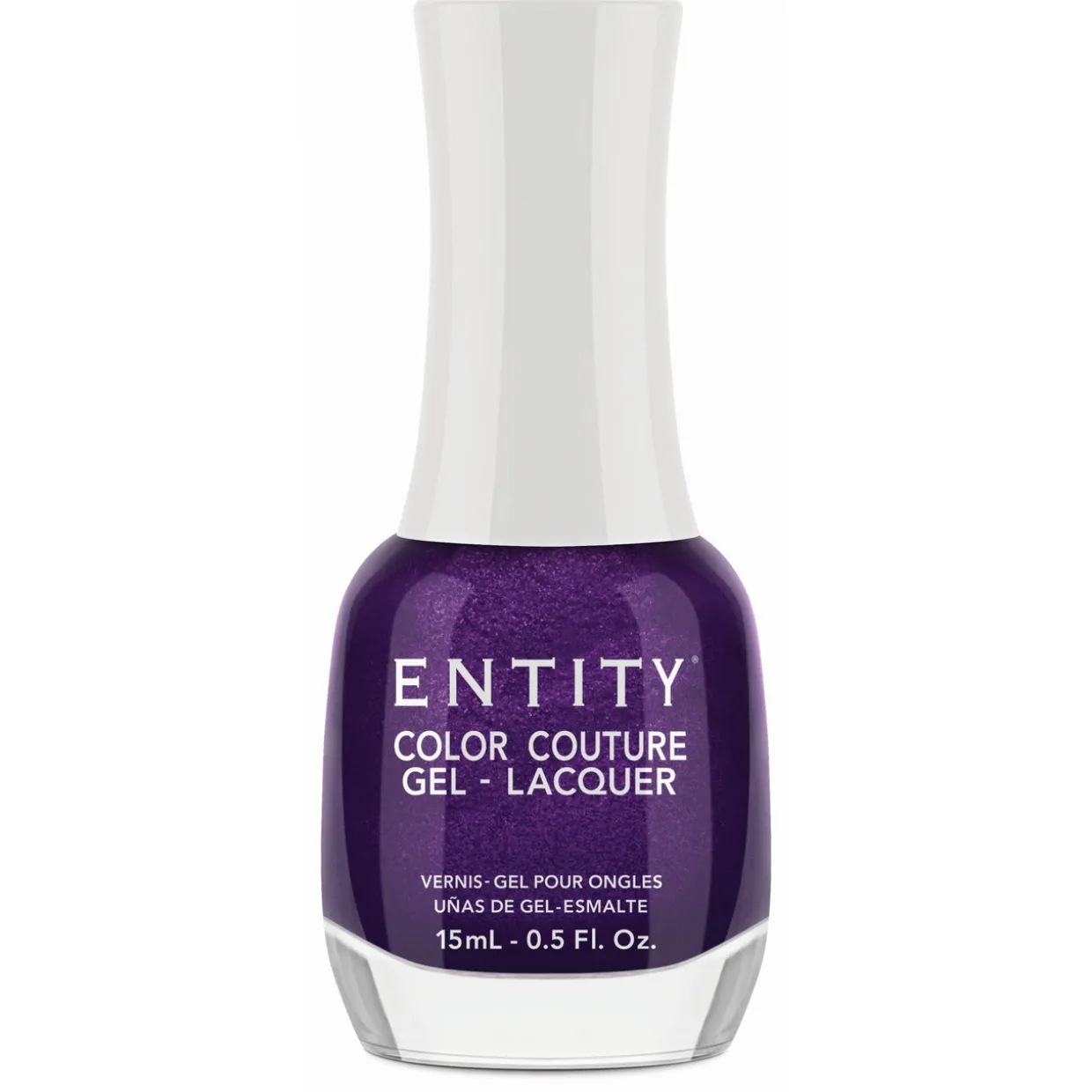 Entity Extended Wear Hybrid Gel-Lacquer "Cold Hands, Warm Heart" - Deep Purple Shimmer