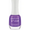 Entity Extended Wear Hybrid Gel-Lacquer "Elegant Edge" - Dark Purple Shimmer
