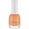 Entity Extended Wear Hybrid Gel-Lacquer "Apricot Beach Bag" - Bright Coral Creme