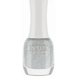 Entity Extended Wear Hybrid Gel-Lacquer "Holo-Glam It Up" - Fine Silver Holo Glitter