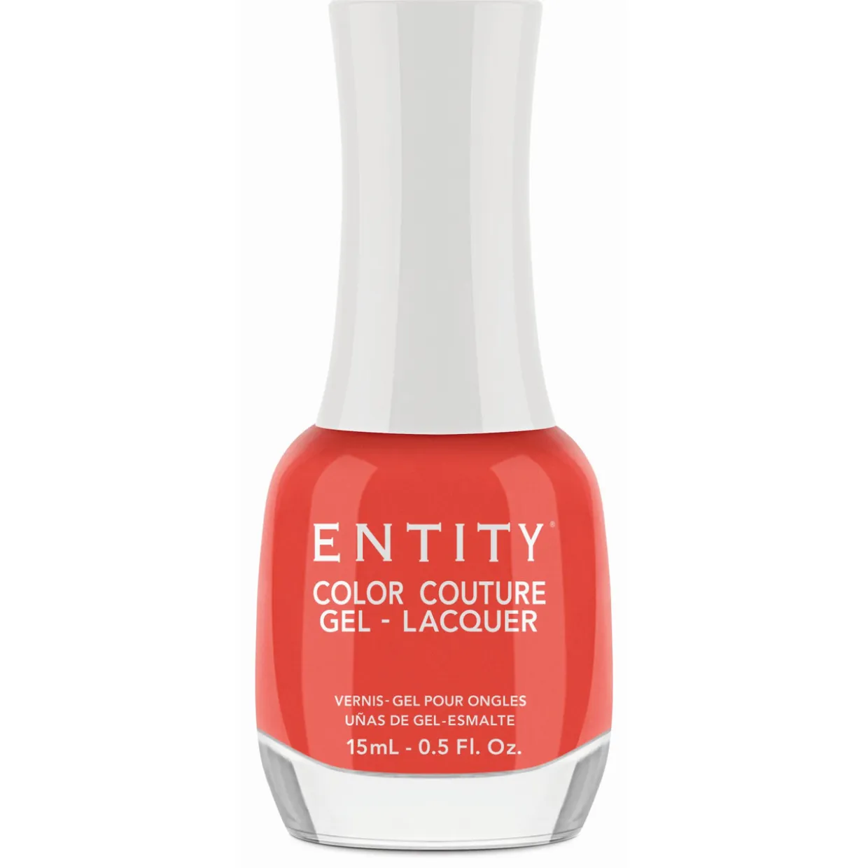Entity Extended Wear Hybrid Gel-Lacquer "Diana-Myte" - Medium Coral Creme