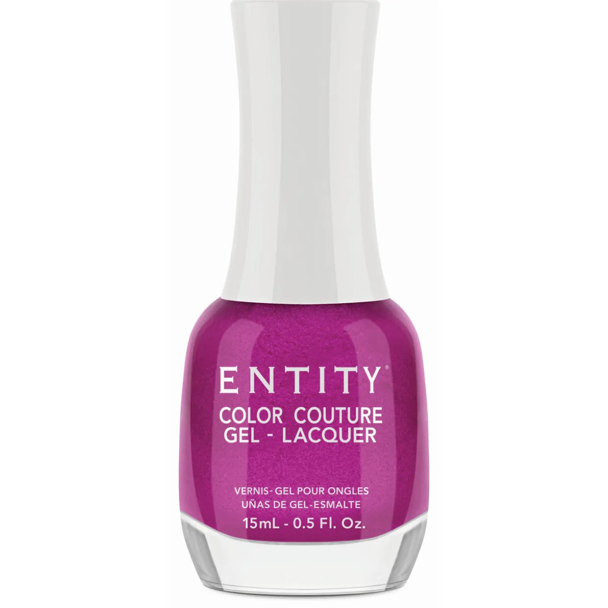 Entity Extended Wear Hybrid Gel-Lacquer "Made To Measure" - Bright Fuchsia Shimmer