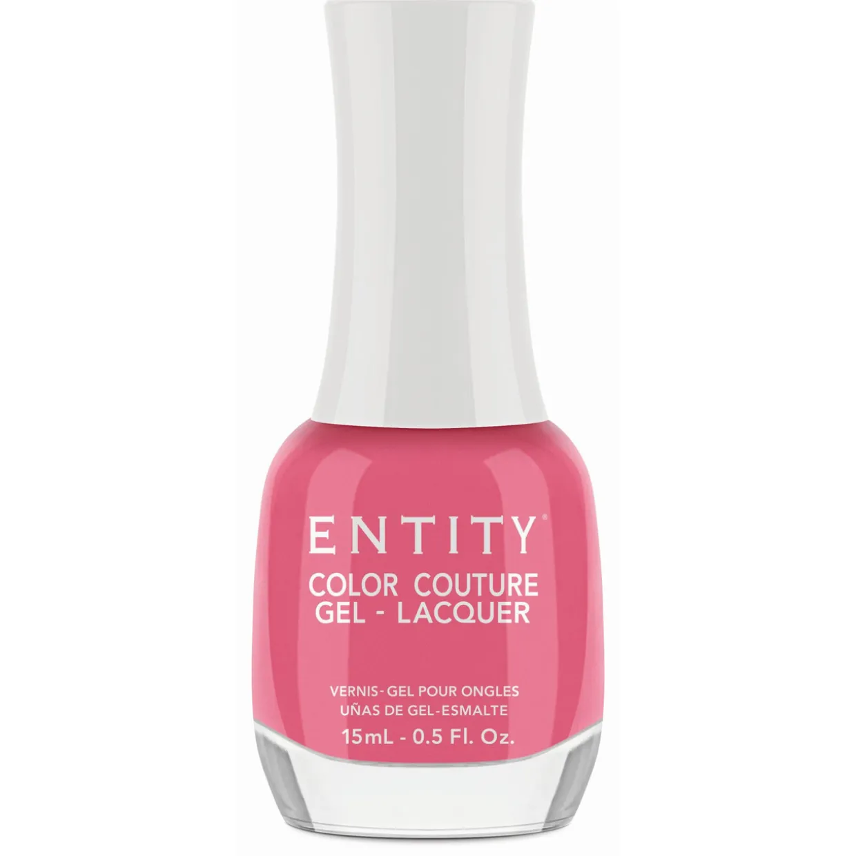 Entity Extended Wear Hybrid Gel-Lacquer "Pretty Precious Peonies" - Bright Medium Pink Creme