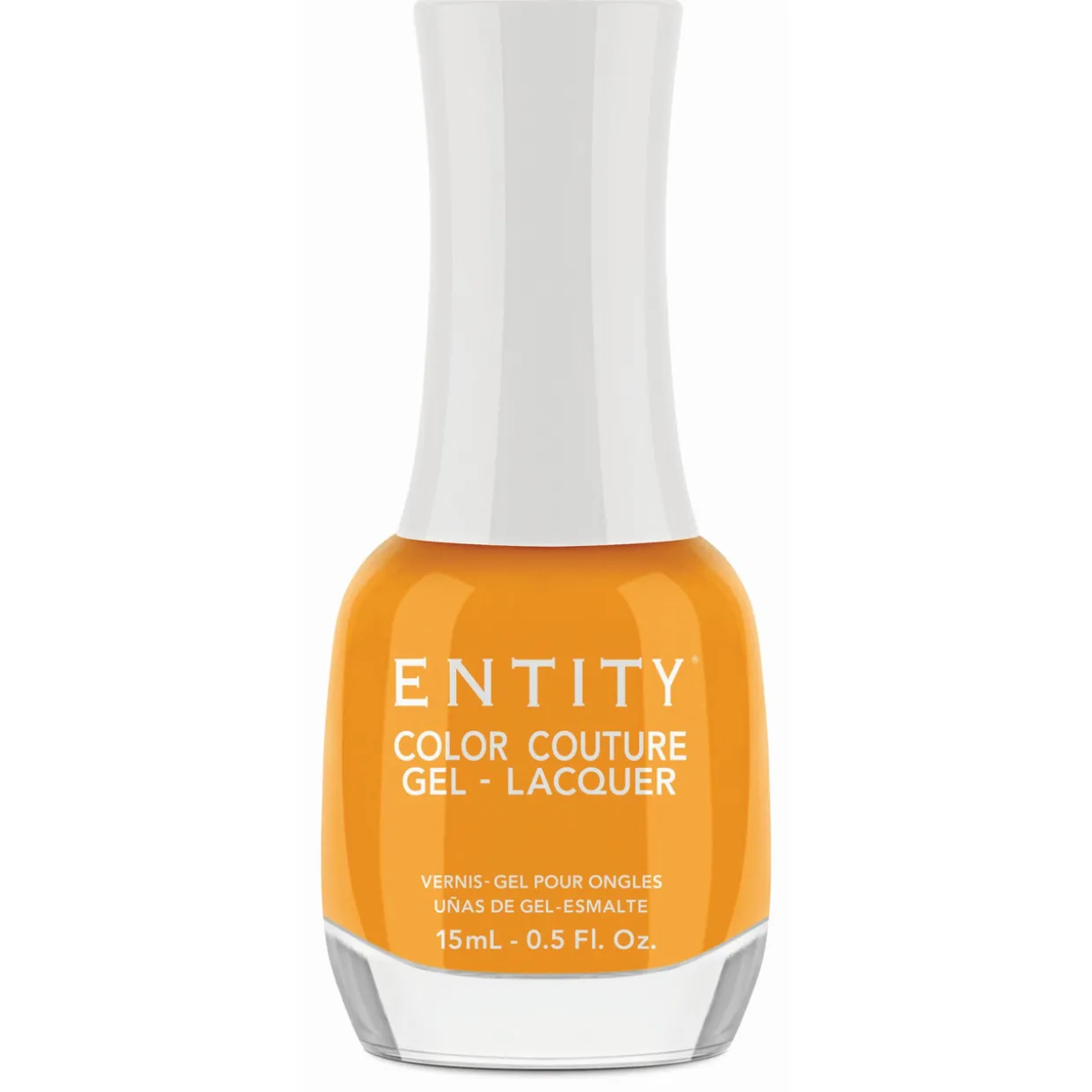 Entity Extended Wear Hybrid Gel-Lacquer "Sarong Sash" - Bright Orange Creme