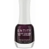 Entity Extended Wear Hybrid Gel-Lacquer "Mini Skirt Maroon" - Deep Plum Shimmer