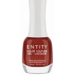 Entity Extended Wear Hybrid Gel-Lacquer "All Made Up" - Red Glitter