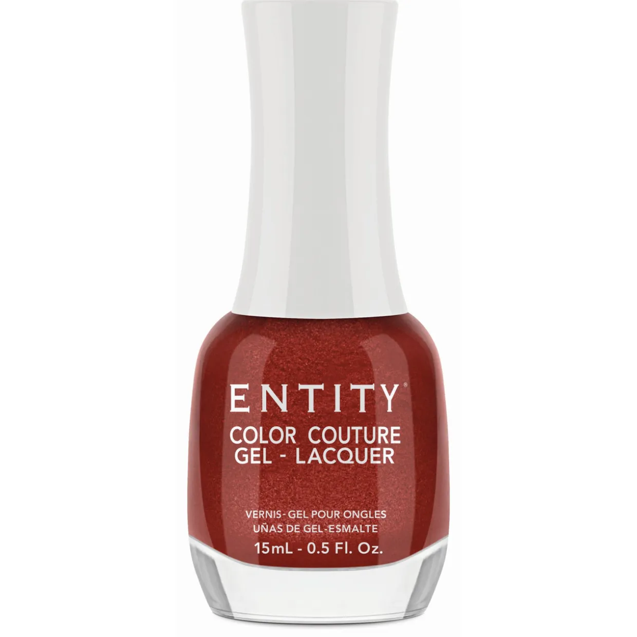 Entity Extended Wear Hybrid Gel-Lacquer "All Made Up" - Red Glitter