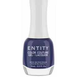 Entity Extended Wear Hybrid Gel-Lacquer "Denim Diva" - Navy Blue Shimmer