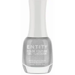 Entity Extended Wear Hybrid Gel-Lacquer "Contemporary Couture" - Silver Metallic