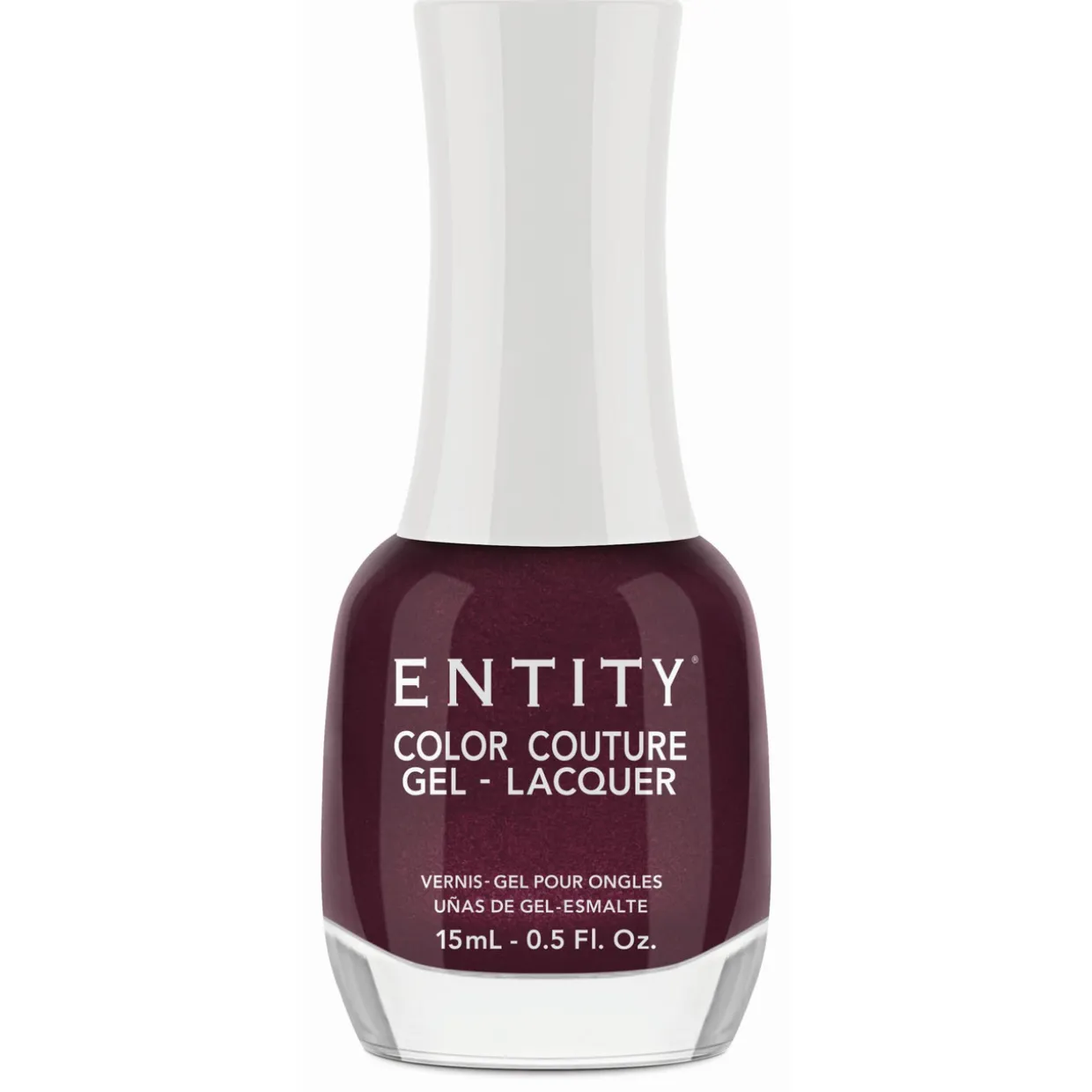 Entity Extended Wear Hybrid Gel-Lacquer "Fashion Icon" - Burgundy Shimmer