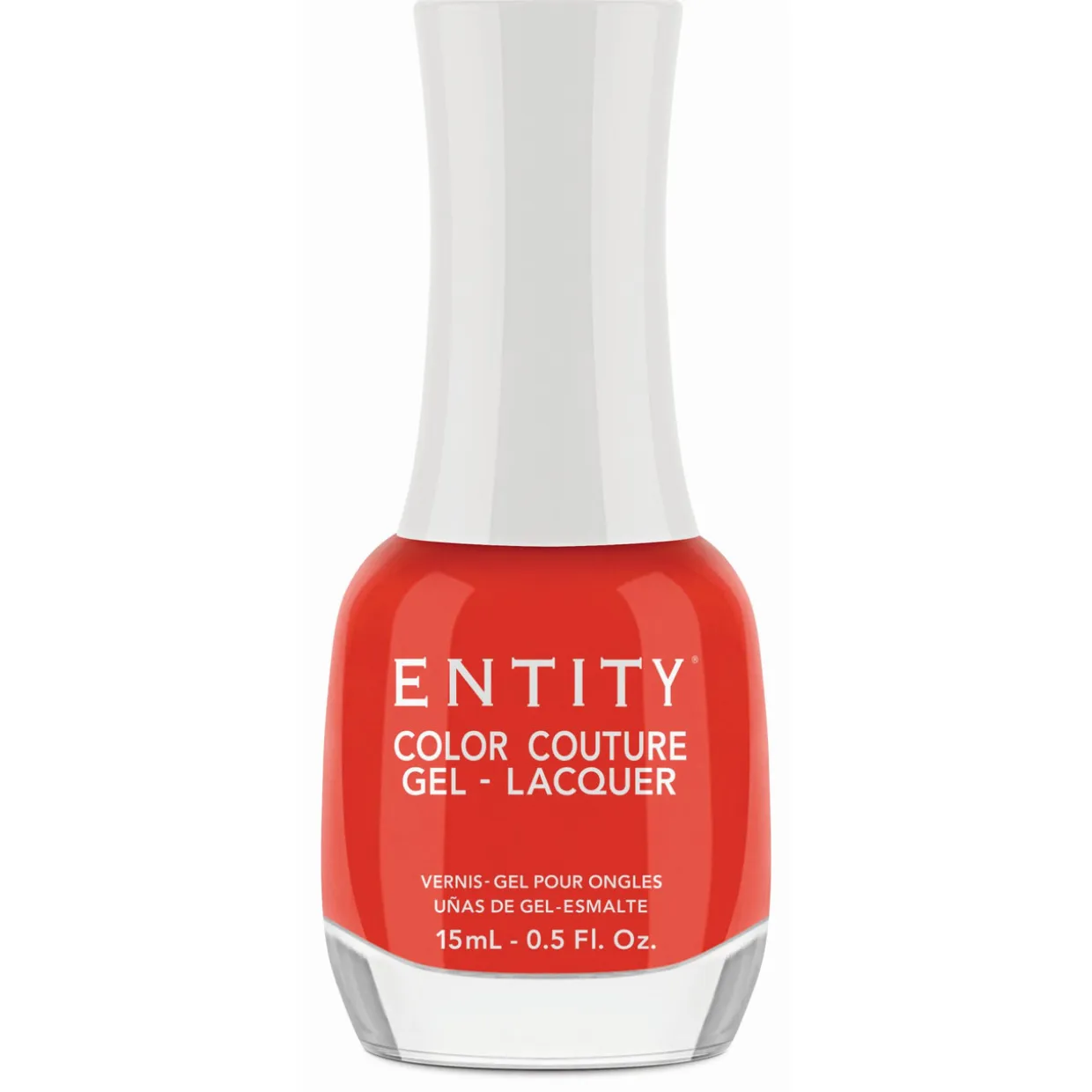 Entity Extended Wear Hybrid Gel-Lacquer "Not Off The Rack" - Deep Coral Creme