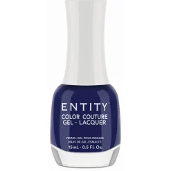 Entity Extended Wear Hybrid Gel-Lacquer "Designer Jeans" - Midnight Blue Creme
