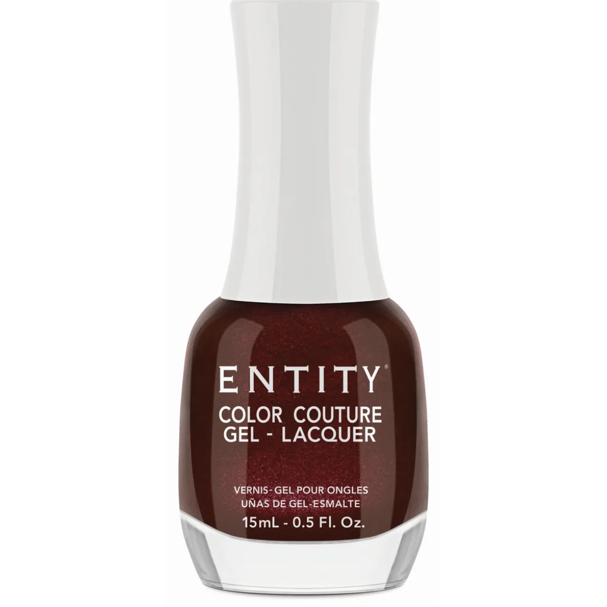 Entity Extended Wear Hybrid Gel-Lacquer "Statement Trousers" - Maroon Pearl
