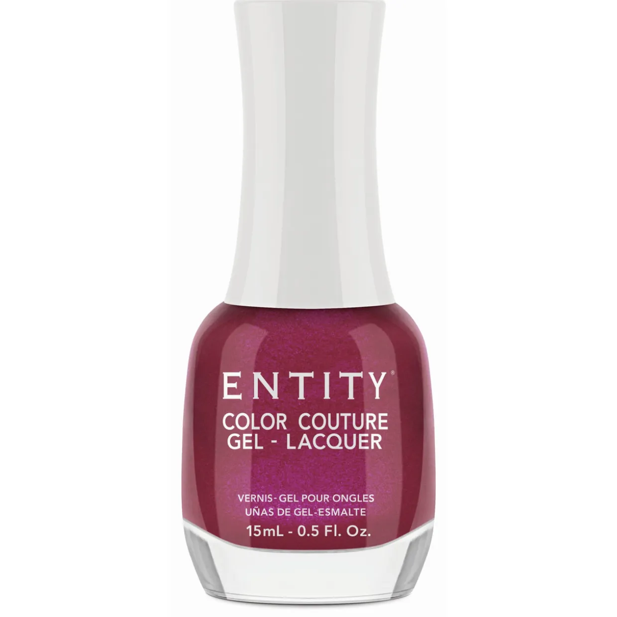 Entity Extended Wear Hybrid Gel-Lacquer "Ruby Sparks" - Berry Red Metallic
