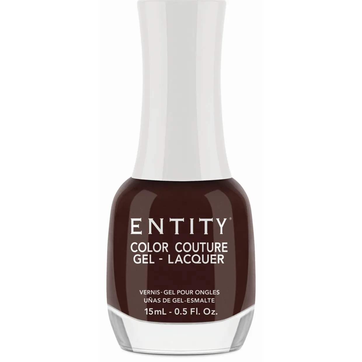 Entity Extended Wear Hybrid Gel-Lacquer "Leather And Lace" - Chocolatey Red Creme