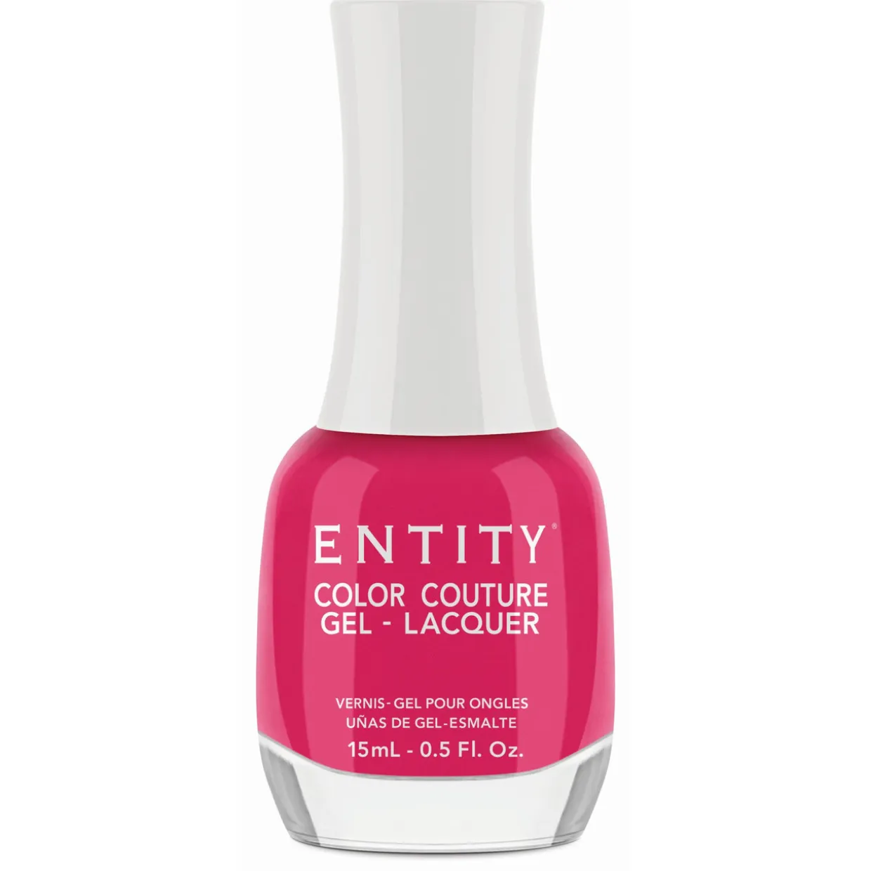 Entity Extended Wear Hybrid Gel-Lacquer "Power Pink" - Dark Pink Creme