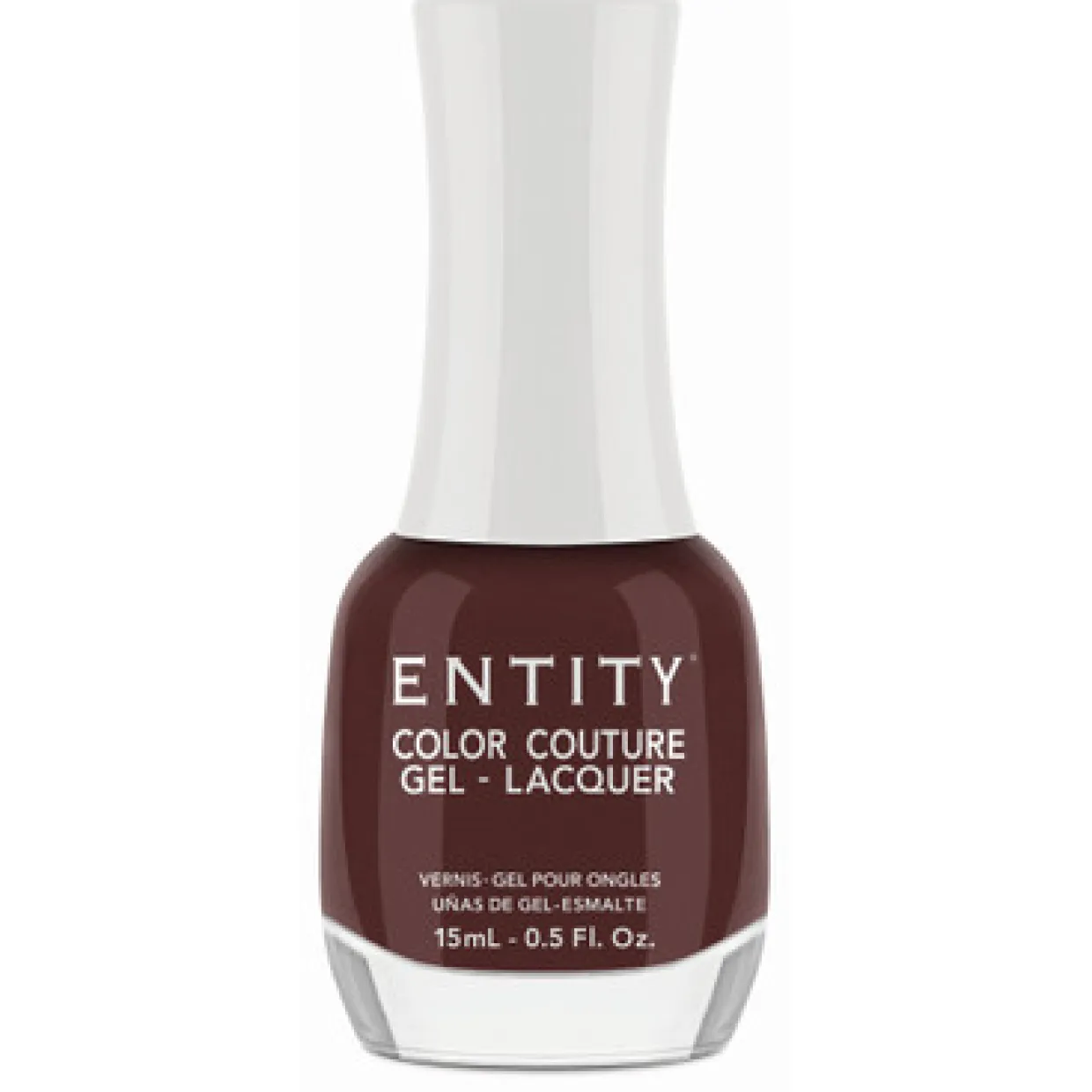 Entity Extended Wear Hybrid Gel-Lacquer "Love Me Or Leaf Me" - Mocha Brown Creme