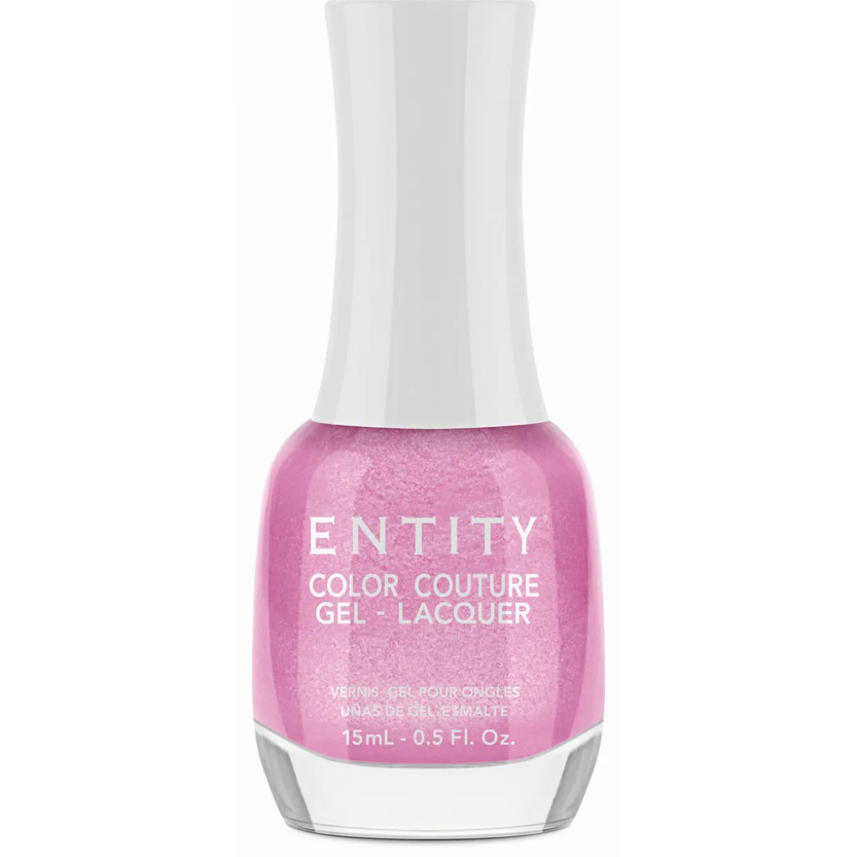 Entity Extended Wear Hybrid Gel-Lacquer "Ruching Pink" - Pink Shimmer