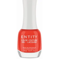 Entity Extended Wear Hybrid Gel-Lacquer "Divalicious" - Orange Glitter