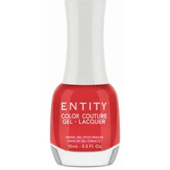 Entity Extended Wear Hybrid Gel-Lacquer "Red Rum Rouge" - Bright Red Pearl