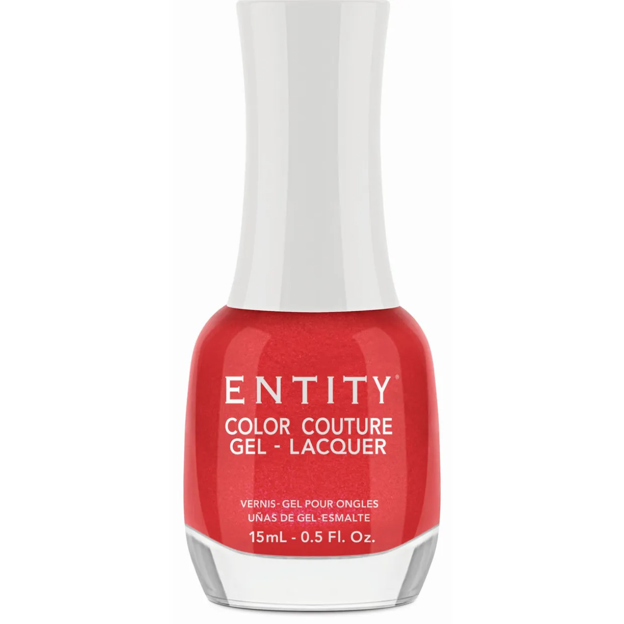 Entity Extended Wear Hybrid Gel-Lacquer "Red Rum Rouge" - Bright Red Pearl