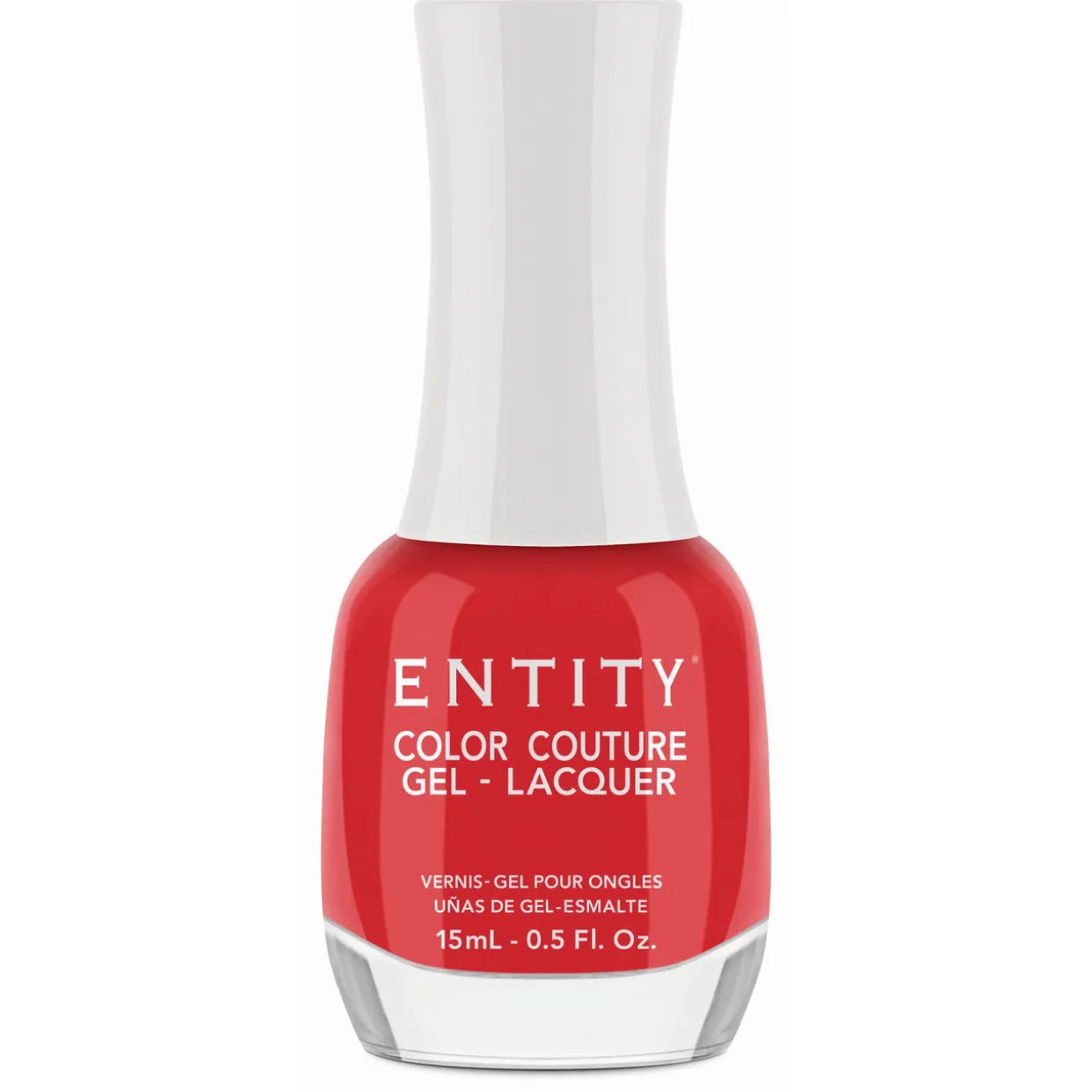Entity Extended Wear Hybrid Gel-Lacquer "Mad For Plaid" - Orange Red Creme