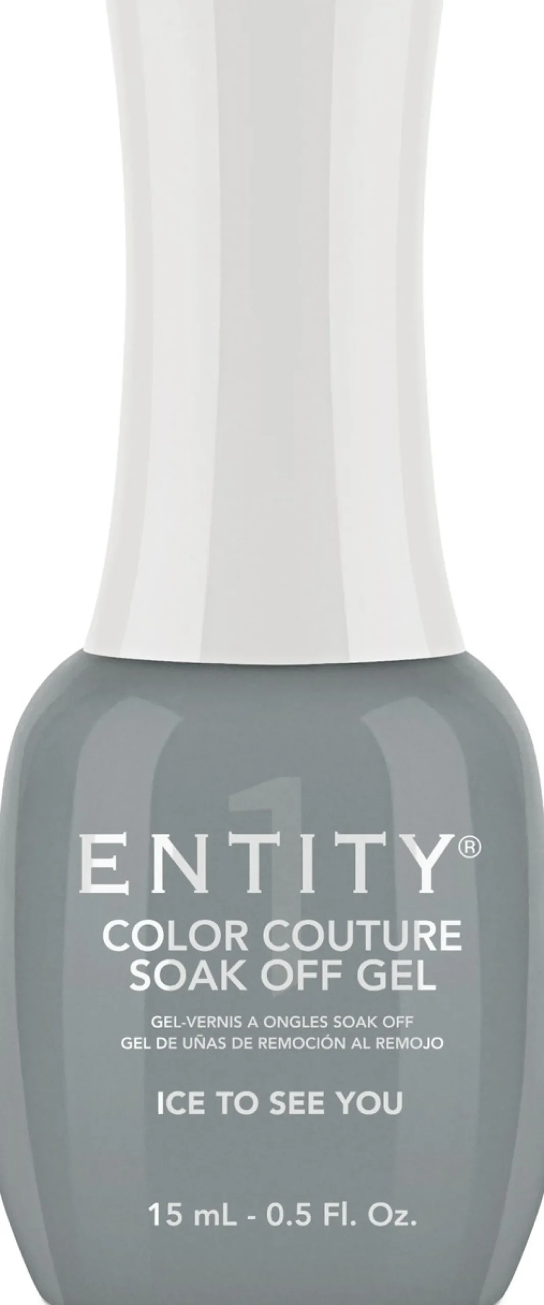 Entity "Ice To See You!" Duo - Includes Gel Polish and Lacquer - Gray Crème