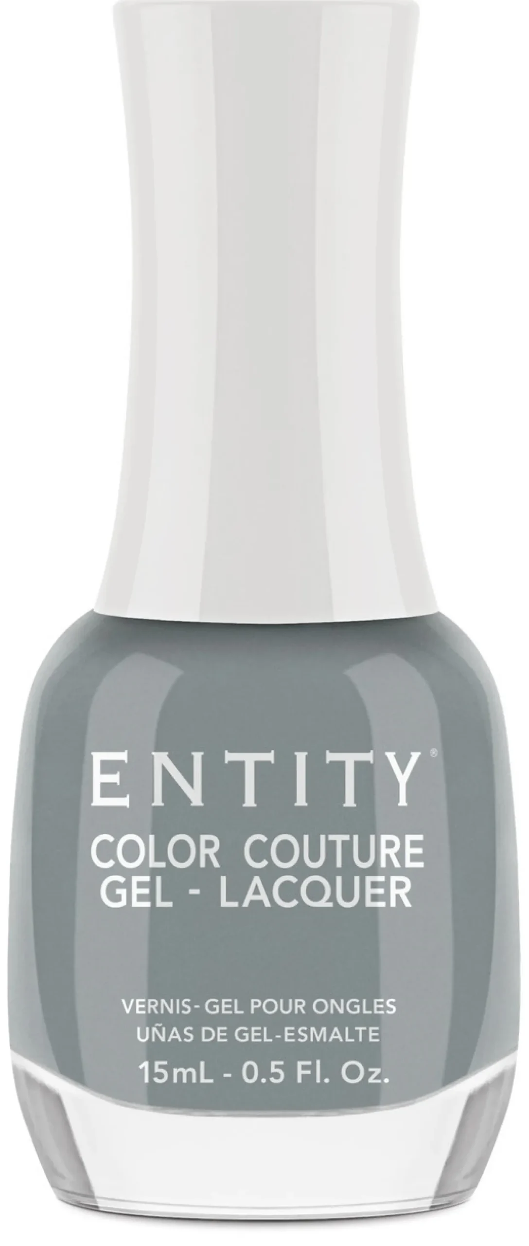Entity "Ice To See You!" Duo - Includes Gel Polish and Lacquer - Gray Crème