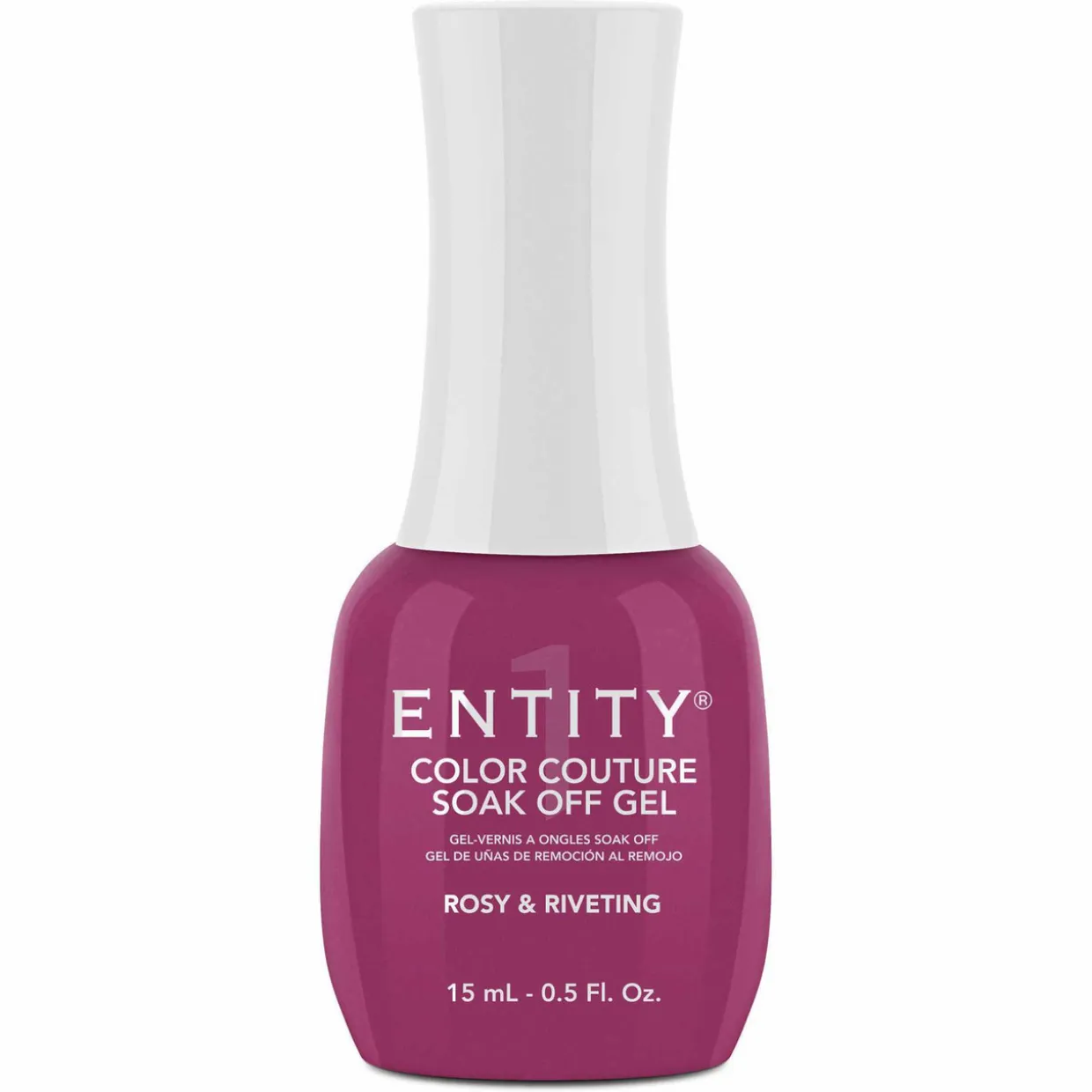 Entity One Color Couture Gel Polish "Rosy & Riveting" - Berry Pink Creme