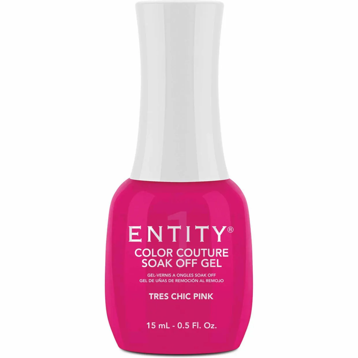 Entity One Color Couture Gel Polish "Tres Chic Pink" - Raspberry Pink Creme