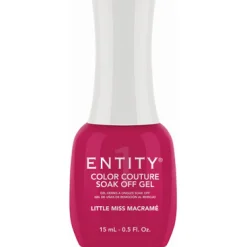 Entity One Color Couture Gel Polish "Little Miss Macrame" - Hot Pink Neon