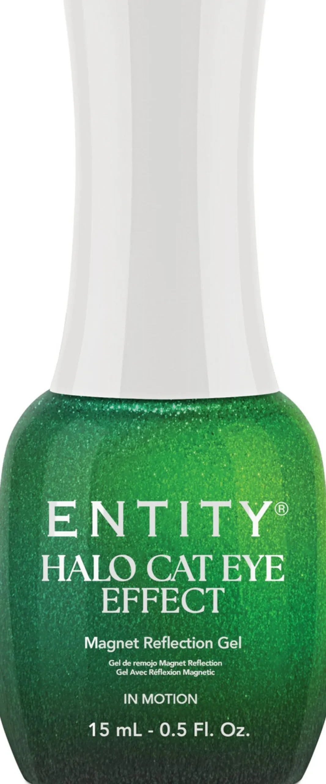 Entity One Color Couture Gel Polish "In Motion", Green to Teal Two-Tone, 15mL | .5 oz - Halo Cat-Eye Effect
