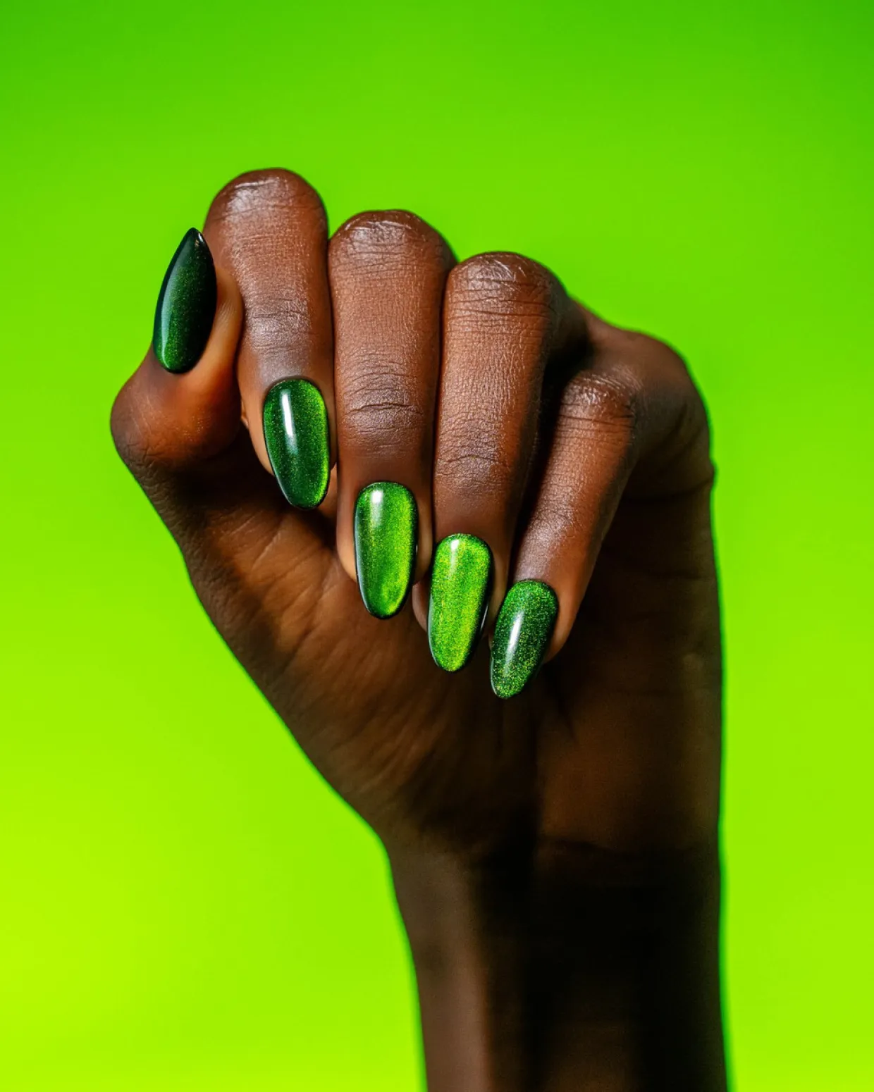 Entity One Color Couture Gel Polish "In Motion", Green to Teal Two-Tone, 15mL | .5 oz - Halo Cat-Eye Effect