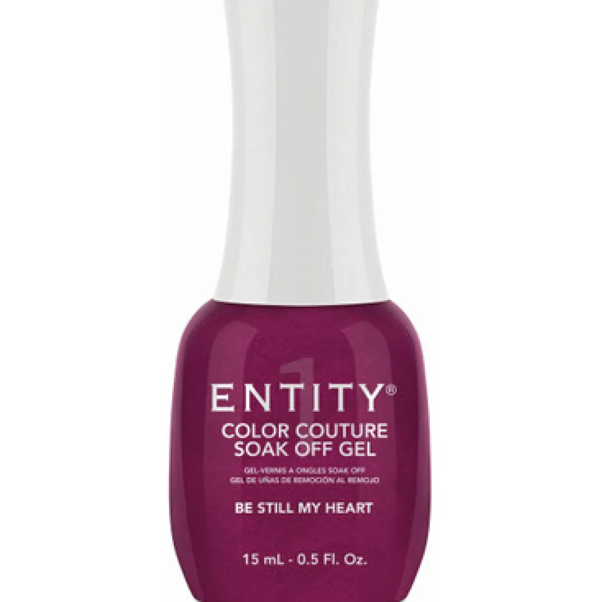 Entity One Color Couture Gel Polish "Be Still My Heart" - Fuchsia Shimmer