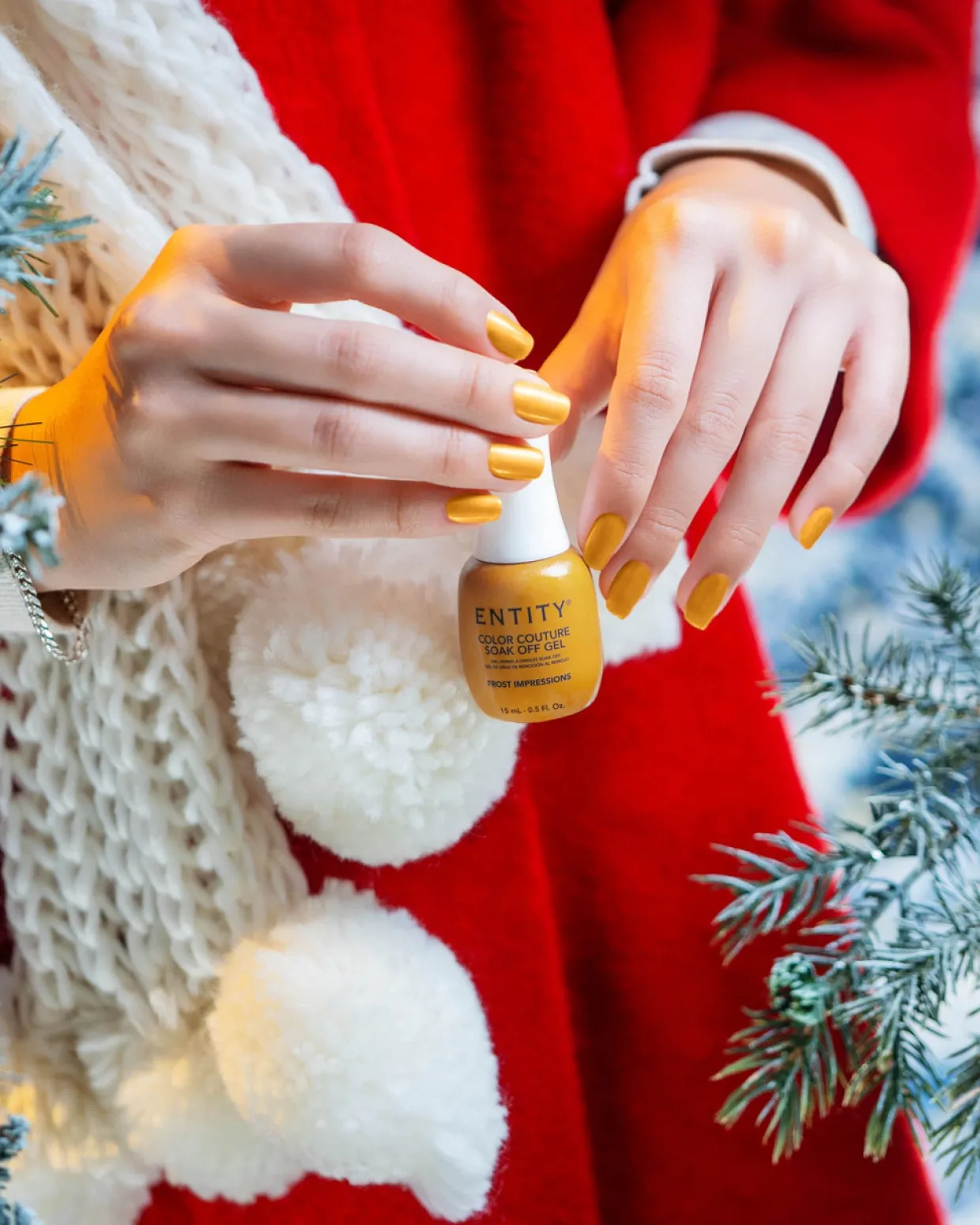 Entity One Color Couture Gel Polish "Frost Impressions" Gold Yellow Pearl, 15mL|5fl