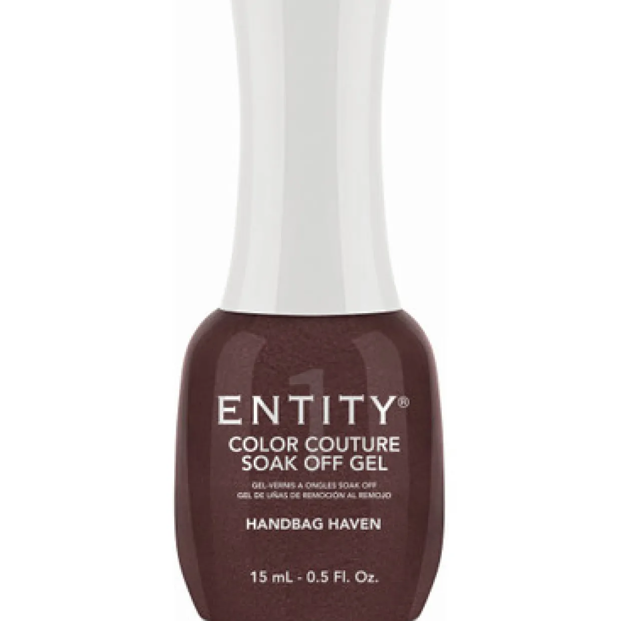 Entity One Color Couture Gel Polish "Handbag Haven" - Chocolate Brown Shimmer