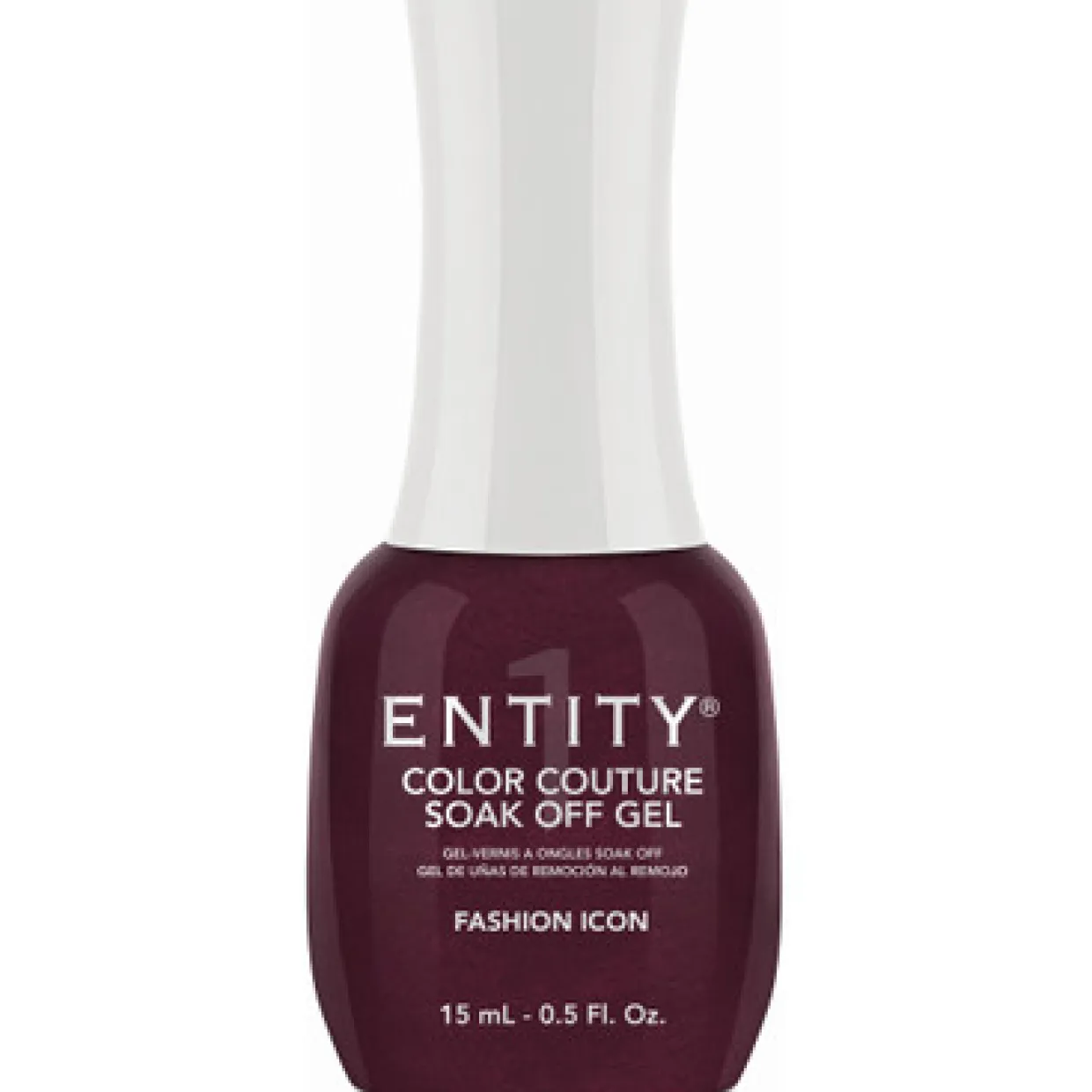 Entity One Color Couture Gel Polish "Fashion Icon" - Burgundy Shimmer