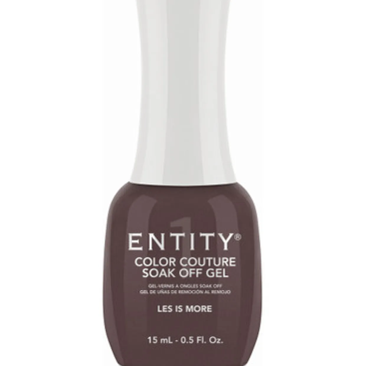 Entity One Color Couture Gel Polish "Les Is More" - Brown Creme