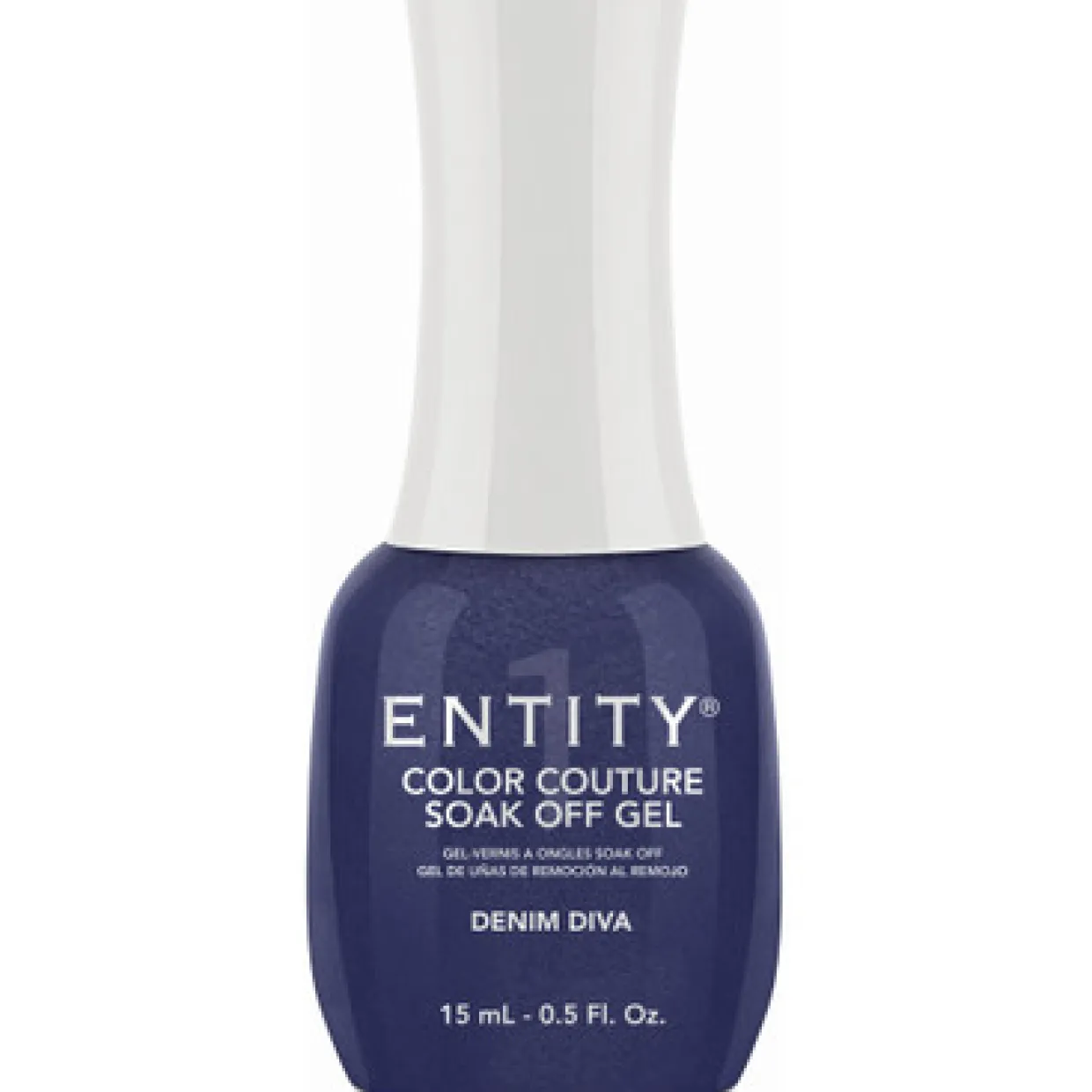 Entity One Color Couture Gel Polish "Denim Diva" - Navy Blue Shimmer