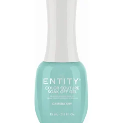 Entity One Color Couture Gel Polish "Camera Shy" - Powder Blue Shimmer