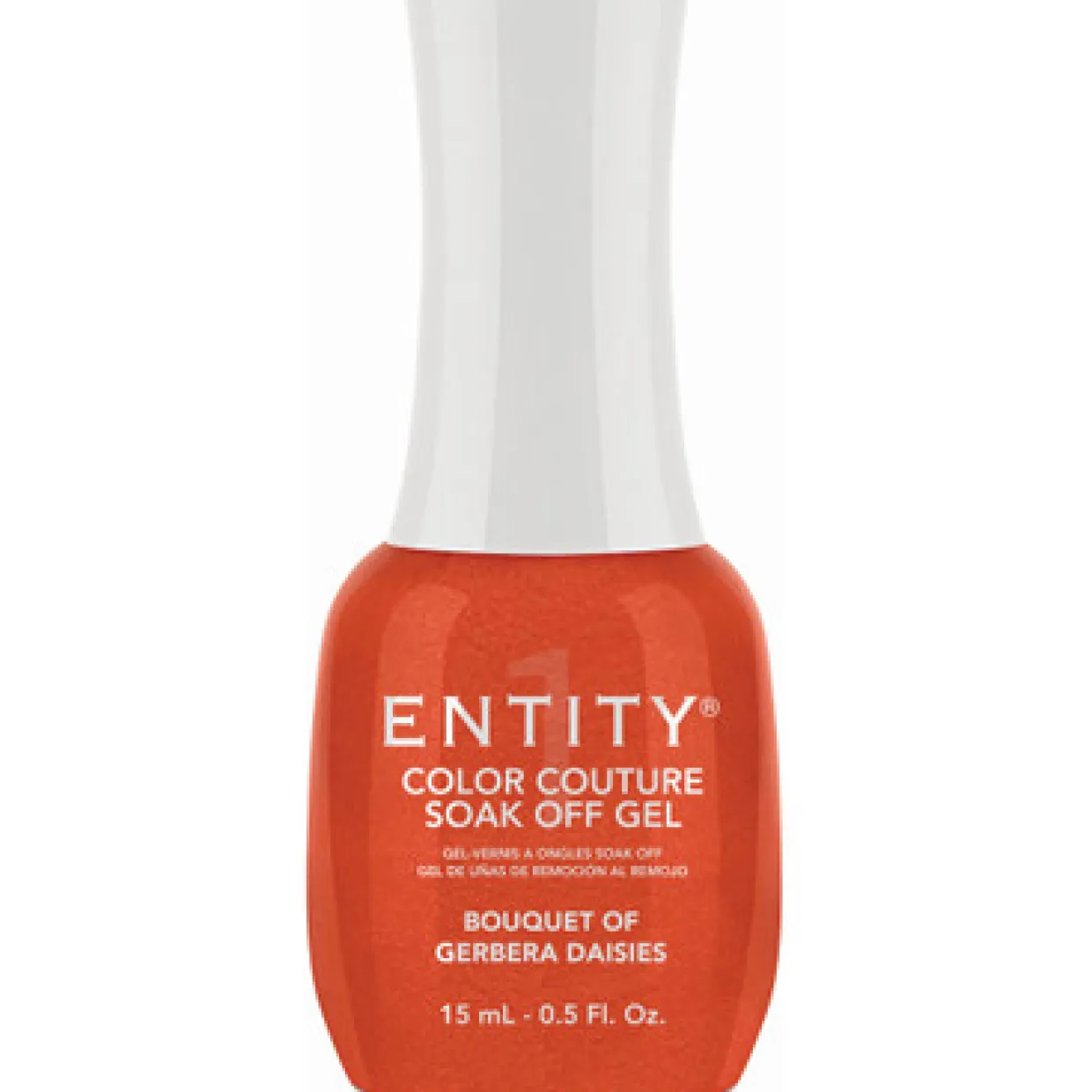 Entity One Color Couture Gel Polish "Bouquet Of Gerbera Daisies" - Dark Orange Shimmer