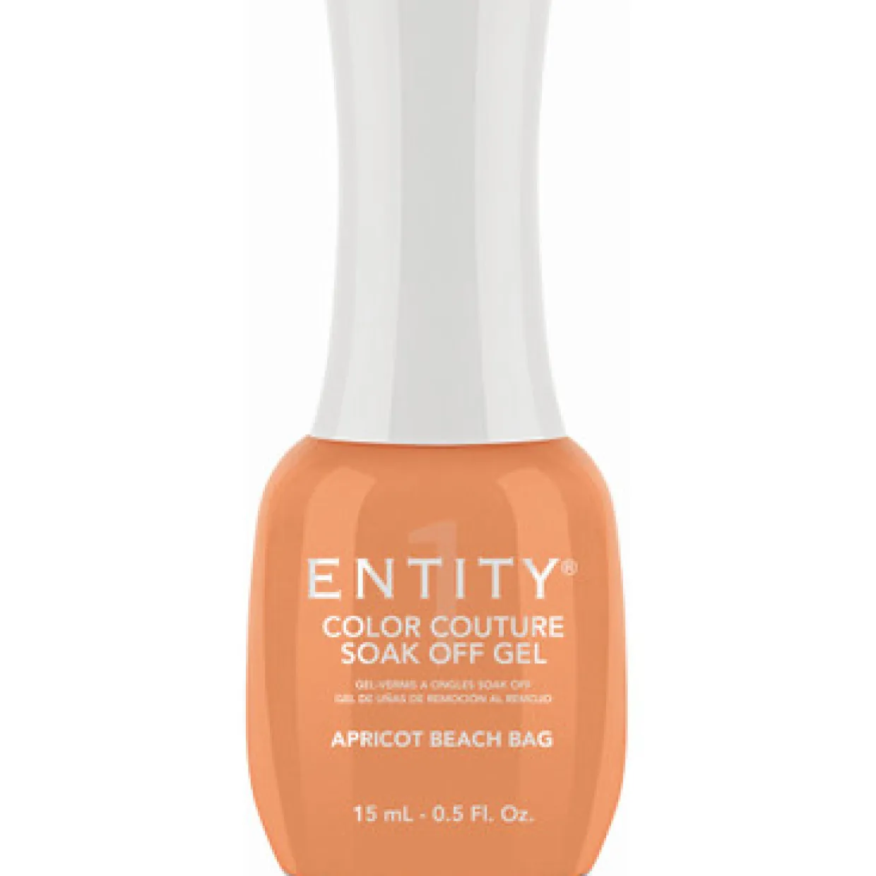 Entity One Color Couture Gel Polish "Apricot Beach Bag" - Bright Coral Creme