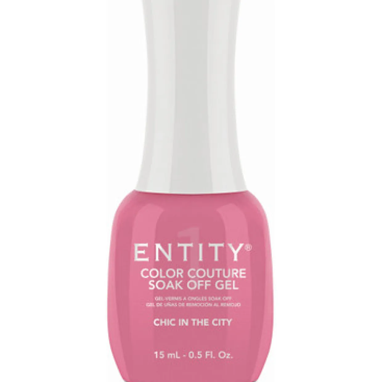 Entity One Color Couture Gel Polish "Chic In The City" - Medium Pink Creme
