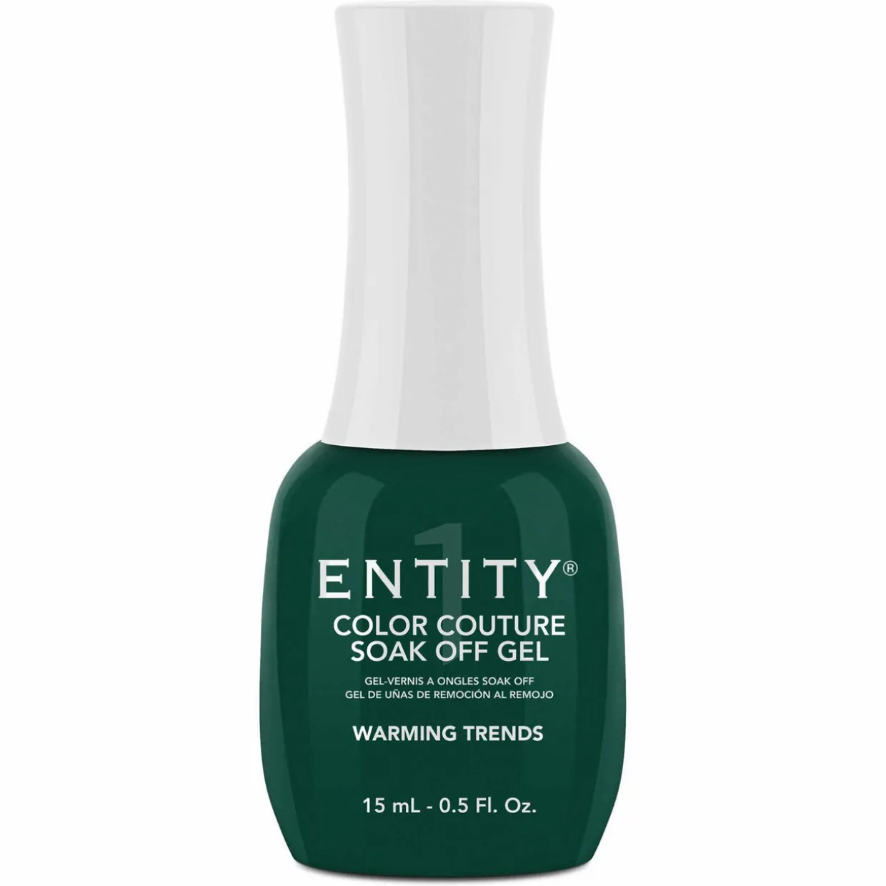 Entity One Color Couture Gel Polish "Warming Trends" - Dark Green Creme