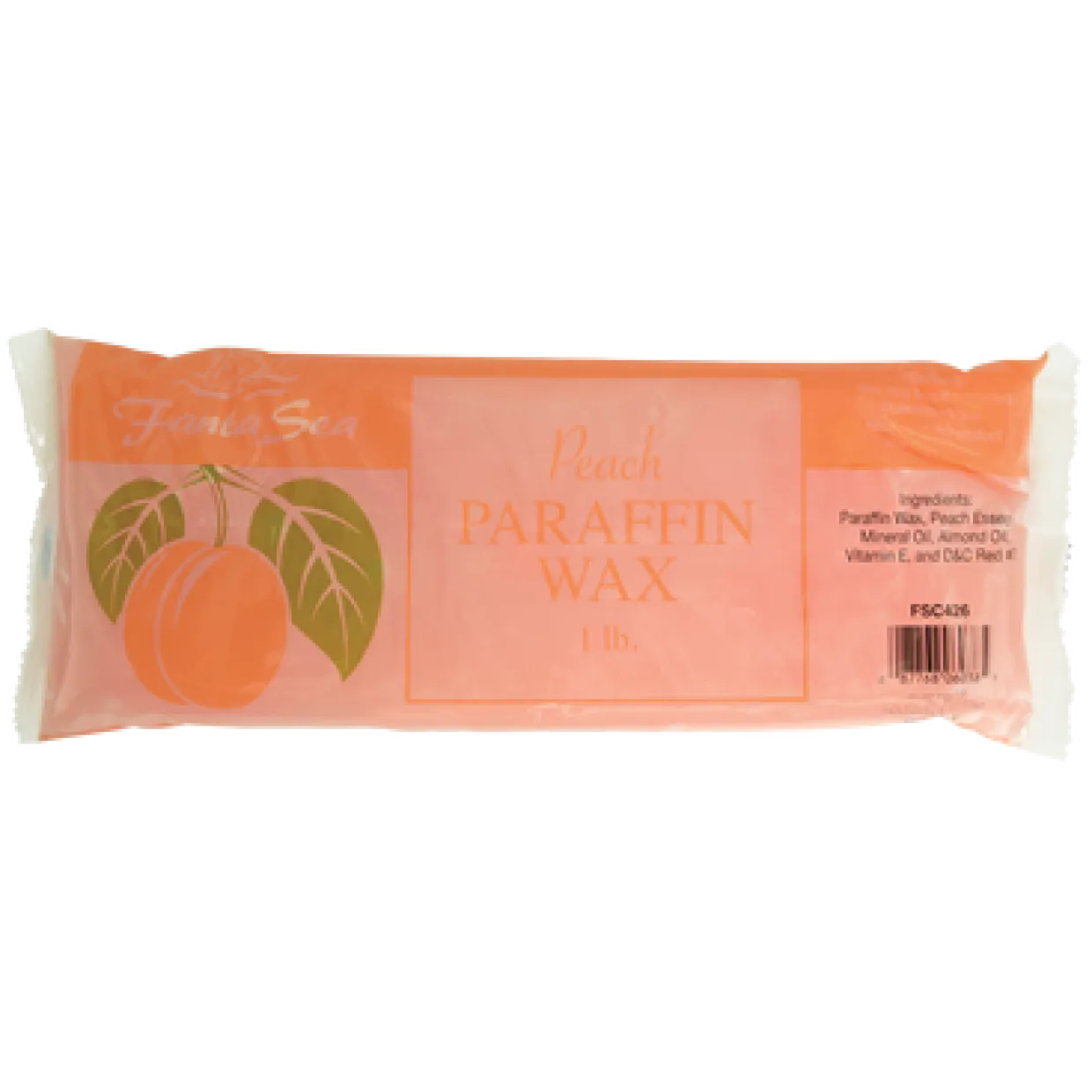 Fantasea Peach Paraffin Wax, 1 lb.